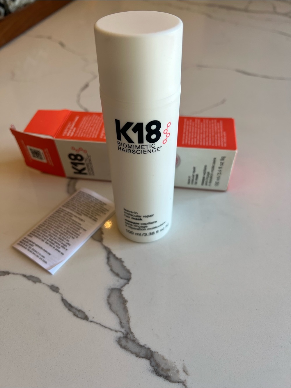 Jumbo K18 Leave-In Molecular Repair Hair Mask - White (100 ml) - Picture 2 of 7